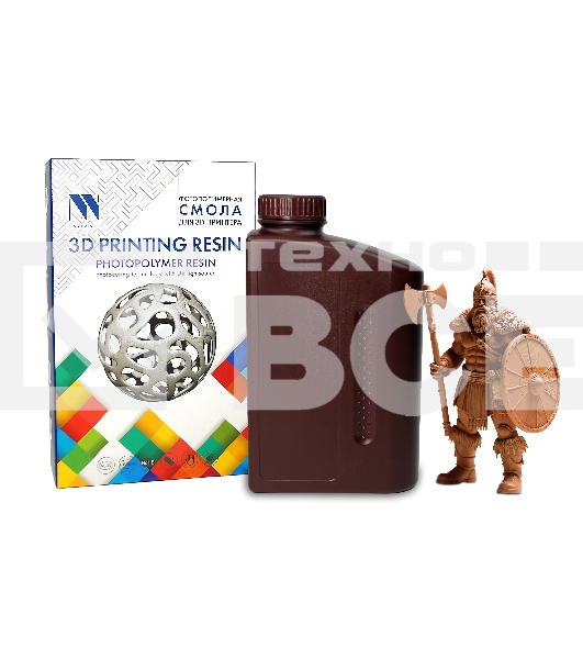 Фотополимерная смола NVPRINT  Red Wax Resine  для 3D печати 1 кг (бут)