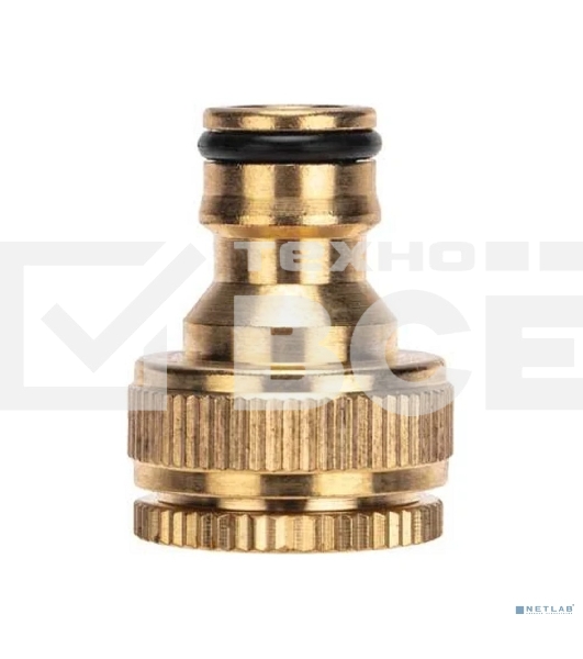 Адаптер латунный 1/2дюйм-3/4дюйм внутренняя резьба с переходником ЧЕТЫРЕ СЕЗОНА 62-0273