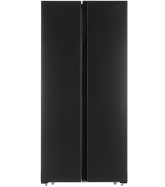 Холодильник Hyundai CS4505F нержавеющая сталь двухкамерный Side by Side 271/165л морозилка сбоку