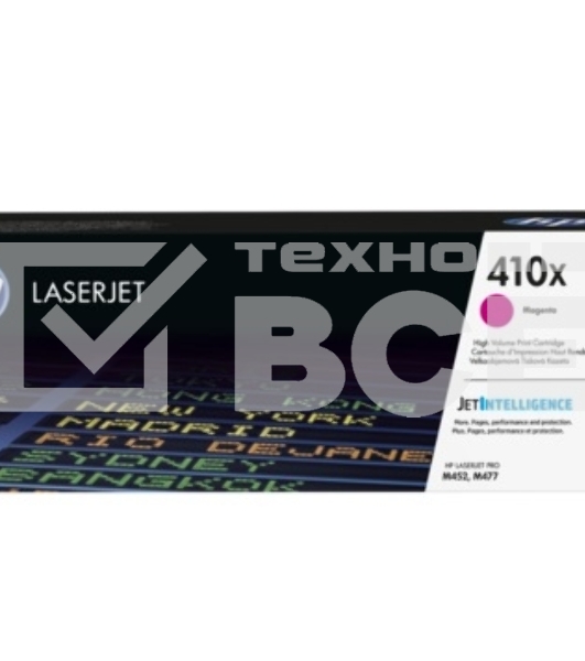 Тонер Картридж HP 410X CF413X пурпурный для HP LJ Pro M452/M477 (5000стр.)