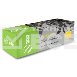 Картридж лазерный Cactus CS-PH6510Y (106R03487) желтый (2400 стр.) для Xerox Phaser 6510DN/WC 6515DN