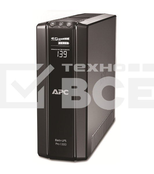 Источник бесперебойного питания APC Back-UPS Pro BR1500GI 865Вт 1500ВА черный
