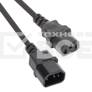Кабель монитор - компьютер 220V (UPS -> устройство) <VDE> 3G*0.75mm VCOM (CE001-CU)5м 