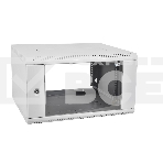 Шкаф телеком. настенный разборный 15U (600х650) дверь стекло, цвет серый RAL 7035, фото6