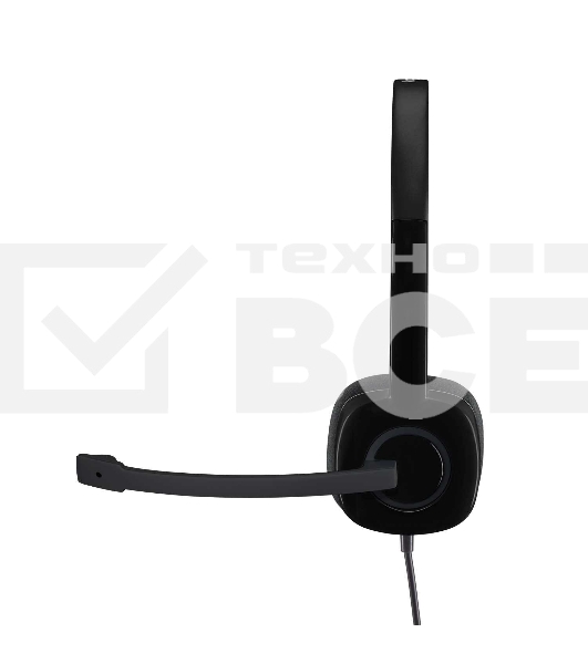Наушники Logitech Headset H151 Stereo черный