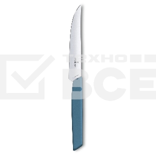 Нож кухонный Victorinox Swiss Modern (6.9006.122) стальной для стейка лезв.120мм прямая заточка синий
