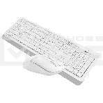 Клавиатура + мышь A4Tech Fstyler FG1012 клав:белый мышь:белый USB беспроводная Multimedia, фото8