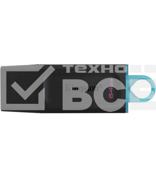 Флеш диск Kingston 64GB USB3.2 Gen 1 DataTraveler Exodia (Black + Teal)