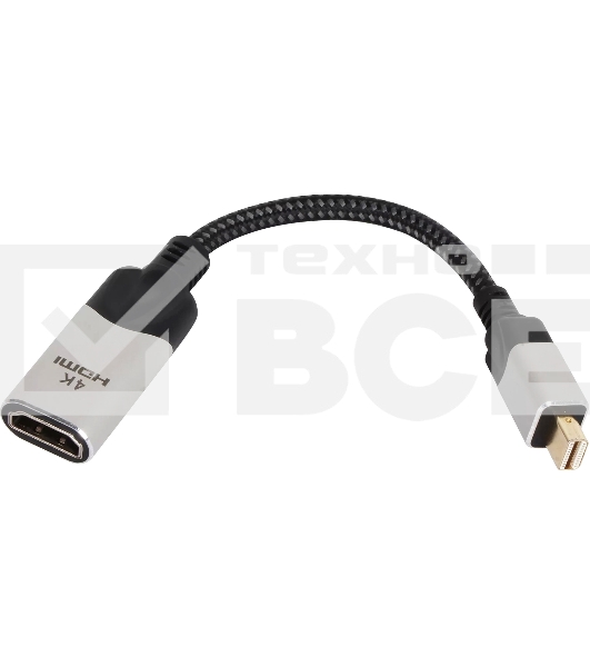 Адаптер miniDisplayPort(M) ---> HDMI(F) 0.15m 4K@60Hz VCOM <CG616M-0.15>