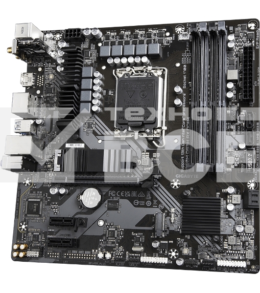 Материнская плата Gigabyte B760 DS3H AX, LGA 1700, Intel B760, 4xDDR5, 4xSATA, 2xM.2, 1xPCI-E 4.0 x16, 4xPCI-E 3.0 x1, 1xHDMI, 1xDP, 1x 1Gb LAN, 4xUSB-A 2.0, 1xUSB-A 3.2 Gen 2, 1xUSB-C 3.2 Gen 2, 3x3.5 мм, 7.1, ATX