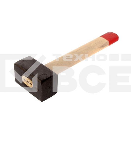 Кувалда Сибртех 4000 г, кованая головка, деревянная рукоятка 380 мм