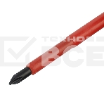 Отвертка диэлектрическая Сибртех PH1 х 80 мм, до 1000 В, двухкомпонентная рукоятка, фото4