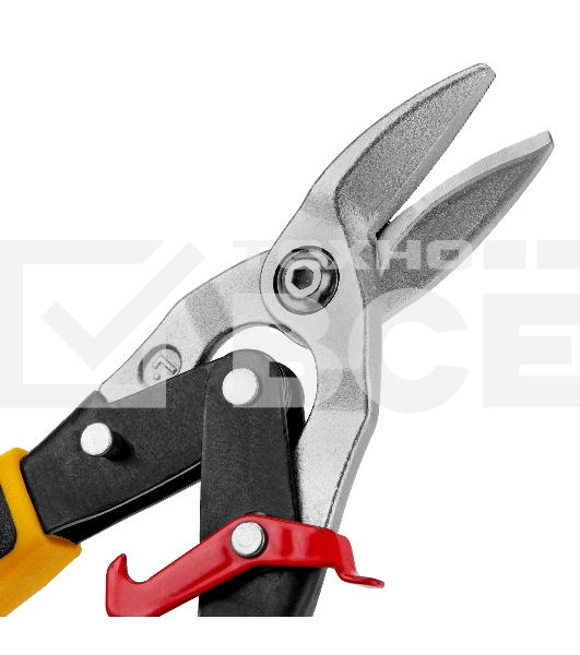 Ножницы по металлу Denzel 270 мм, прямой и левый рез,сталь-СrMo, трехкомп.рук-ки