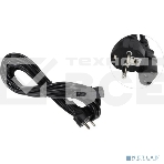 Кабель питания ExeGate Power PC-5P (Евровилка Schuko->С13) VDE-250V-3*0.75-CU, 10A, черный, 5м, фото2