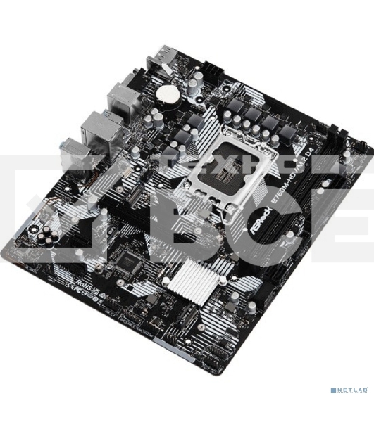 Материнская плата ASRock B760M-HDV/M.2 D4, LGA 1700, Intel B760, 2xDDR4, 4xSATA, 2xM.2, 1xPCIe 4.0 x16, 2xPCIe x1, 1xDP, 1xHDMI, 1xVGA, 1x 1Gb LAN, 2xUSB-A 3.2 Gen 1, 3xUSB 2.0, 3x3.5 мм, 7.1, mATX