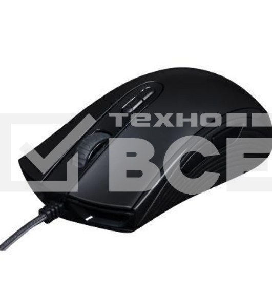 Мышь проводная HyperX Pulsfire Core черный, 6200 dpi, USB, кнопки - 7
