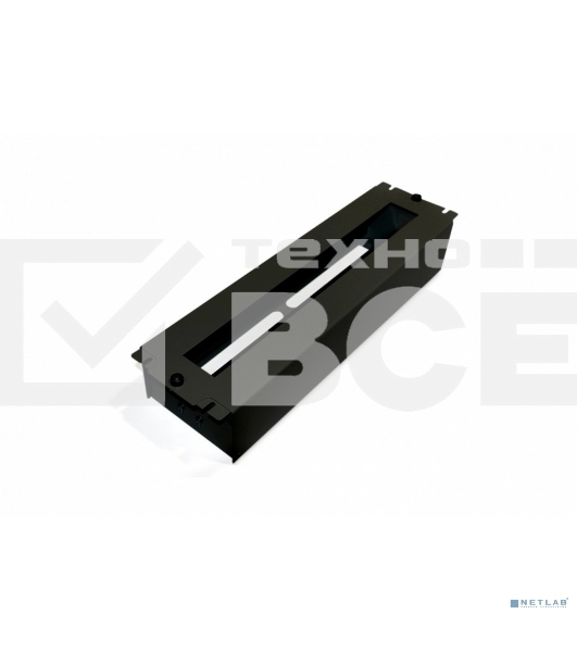 Рейка-DIN Hyperline BPB19-PS-3U-RAL9005 1U черный (упак.:1шт)