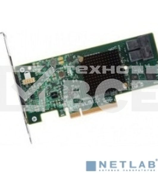 Контроллер LSI 9341-8I SGL 12Gb/s RAID 0/1/10/5/50 8i-ports (LSI00407)