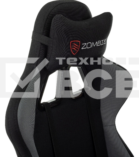 Кресло игровое Zombie Void черный/серый