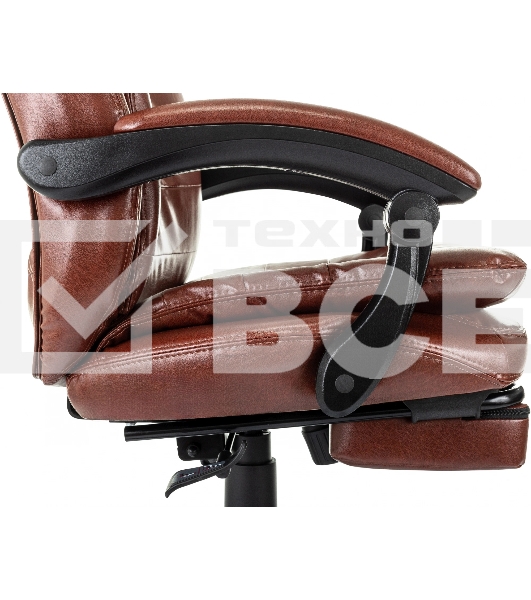 Кресло руководителя Бюрократ T-9950MSG-F/BROWN-PU