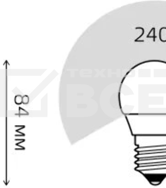 Светодиодная лампа GAUSS 53210 LED Elementary Шар 10W E27 880lm 3000K 1/10/100 0