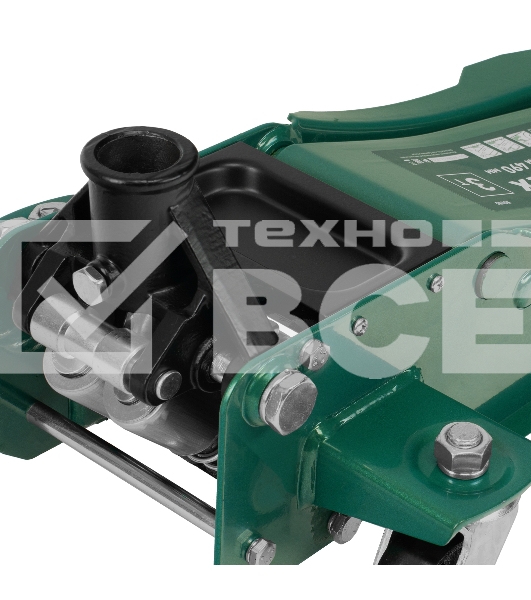 Домкрат гидравлический подкатной Сибртех, 3 т, 85-490 мм, быстрый подъем, низкий подхват, проф.