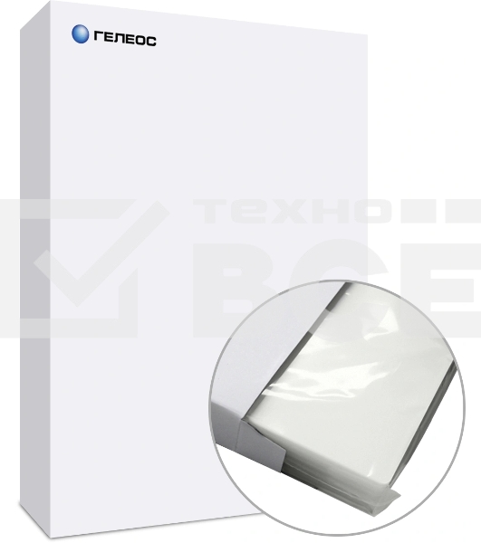 Пленка для ламинирования A6, 111х154 (80 мкм) глянцевая 100шт, Гелеос LPA6-80