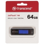 Флешка USB Transcend JetFlash 760 (TS64GJF760), 64Gb, USB 3.0, R/W 130/40, черный/синий, фото10