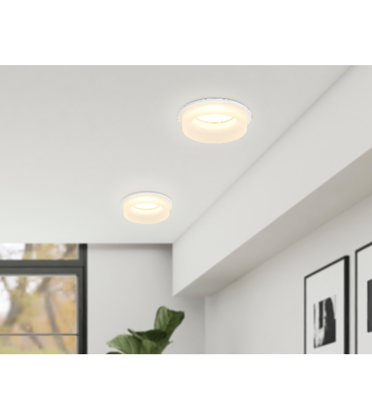 Светильник Ambrella light TN1302 WH/FR белый/белый матовый MR16 GU5.3 D80*42