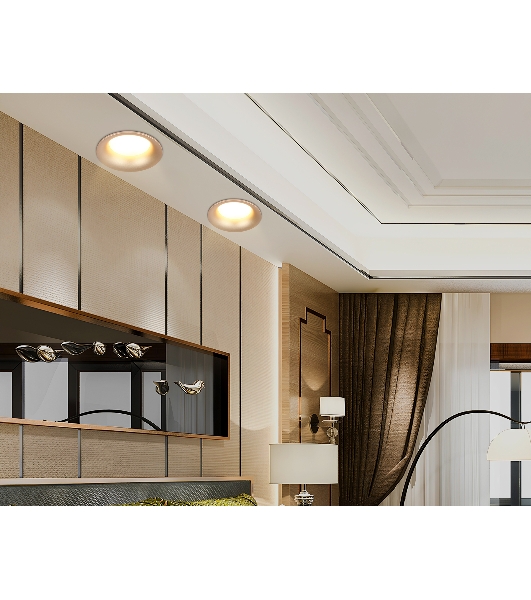 Светильник Ambrella light TN51812 GD золото GX53 max 15W D105*36