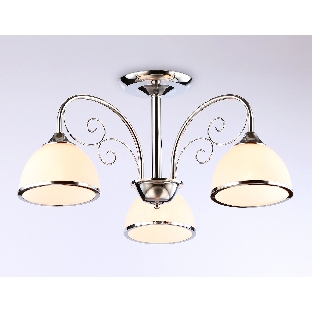 Светильник Ambrella light TR3181/3 CH/FR хром/белый матовый E27/3 max 40W D585*285