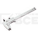 Штангенциркуль Matrix 200 мм цена деления 0.02 мм металлический с глубиномером, фото 1