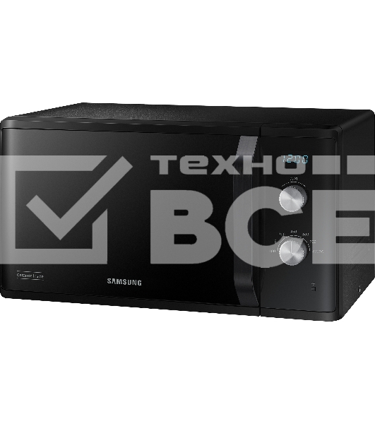 Микроволновая печь Samsung MS23K3614AK черный, 23 л, 800 Вт, переключатели - поворотный механизм
