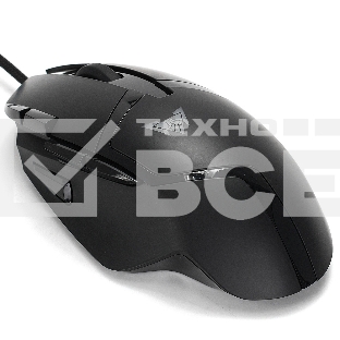 Мышь проводная Crown CMGM-901 черный, 4800 dpi, USB, кнопки - 8