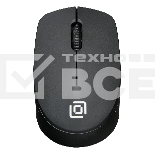 Мышь беспроводная Oklick 486MW черный, 1000 dpi, радиоканал, USB, кнопки - 3
