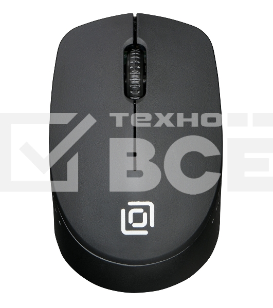 Мышь беспроводная Oklick 486MW черный, 1000 dpi, радиоканал, USB, кнопки - 3
