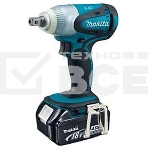 Гайковерт Makita DTW251RME Гайковерт аккумуляторный ударный DTW251RME 18В,2х4Ач Li-ion,0-3200у\м,230Нм,квадрат 1\2',1.7кг,чем,подсв,М10-М16, фото 1