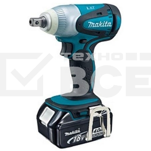 Гайковерт Makita DTW251RME Гайковерт аккумуляторный ударный DTW251RME 18В,2х4Ач Li-ion,0-3200у\м,230Нм,квадрат 1\2',1.7кг,чем,подсв,М10-М16