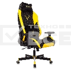 Кресло игровое Knight Neon черный/желтый соты эко.кожа с подголов. крестовина металл, фото28