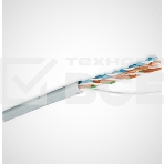 Кабель UTP (U/UTP), кат. 5e, 4 пары, (305 м), (24 AWG), одножильный (solid), серый, PVC, фото5