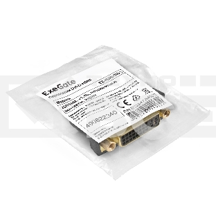 Переходник DVI-D-HDMI ExeGate EX-HDMI-DVI-3 (25F/19M, v 1.4b, позолоченные контакты, экран)