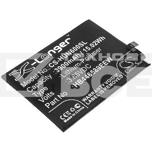 Аккумулятор CameronSino CS-HUN600SL HB446589EEW для Huawei Nova 6 3.85V / 3900mAh / 15.02Wh