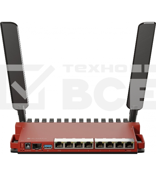 Роутер беспроводной MikroTik L009UiGS-2HaxD-IN AX600 10/100/1000BASE-TX, 2.4Ггц, 8*1Gbit, 1*SFP 2.5Gbit