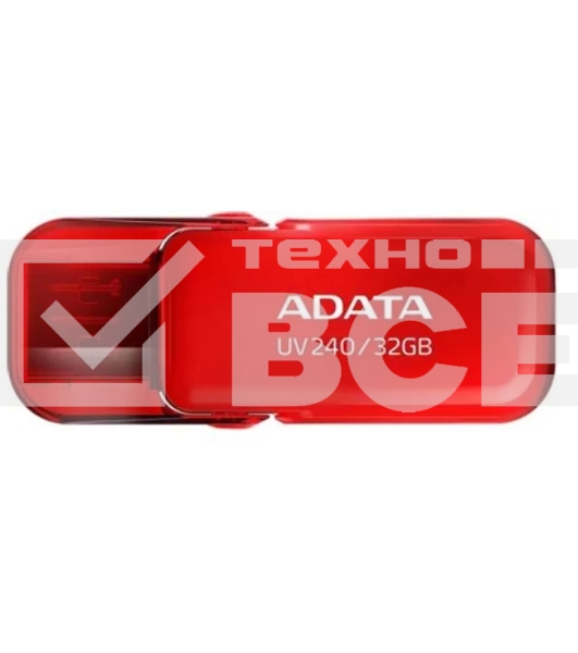 Флеш диск 32GB ADATA UV240, USB 2.0, Красный