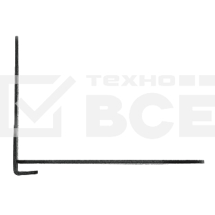 Держатель для книг, настенный, черный REXANT