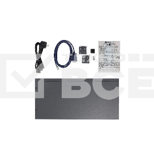 Коммутатор ORIGO Managed L2 Switch 24x1000Base-T PoE, 2x1000Base-X SFP, 2xCombo 1000Base-T/SFP, PoE Budget 250W, RJ45 Console, 19