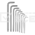 Набор ключей имбусовых Torx-Tempered, TT10-50, CrV, 9 шт., удлиненные Сибртех, фото6