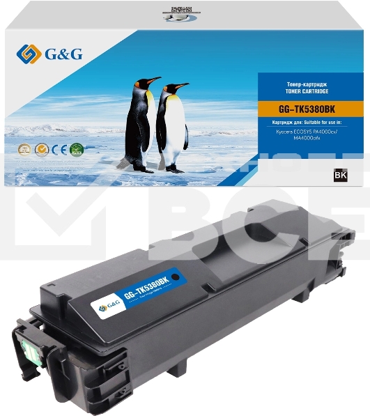 Картридж лазерный G&G GG-TK5380BK (TK-5380K) черный (13000 стр.) для Kyocera ECOSYS PA4000cx/MA4000cifx