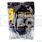 Кабель HDMI Cablexpert CCF2-HDMI4-6, 19M/19M, v2.0, медь, позол.разъемы, экран, 2 фер.кольца, 1,8м, черный, пакет, фото3
