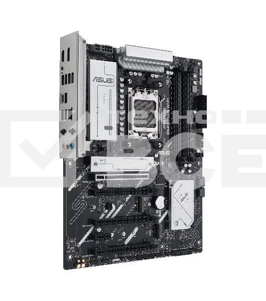 Материнская плата ASUS PRIME B840-PLUS WIFI, AM5, AMD B840, 4xDDR5, 4xSATA, 3xM.2, 1xPCIe 4.0 x16, 1xPCIe 3.0 x16, 2xPCIe 3.0 x16, 1xPCIe 3.0 x1, 1xDP, 1xHDMI, 1x 2.5Gb LAN, 8xUSB-A, 3x3.5 мм, 7.1, ATX